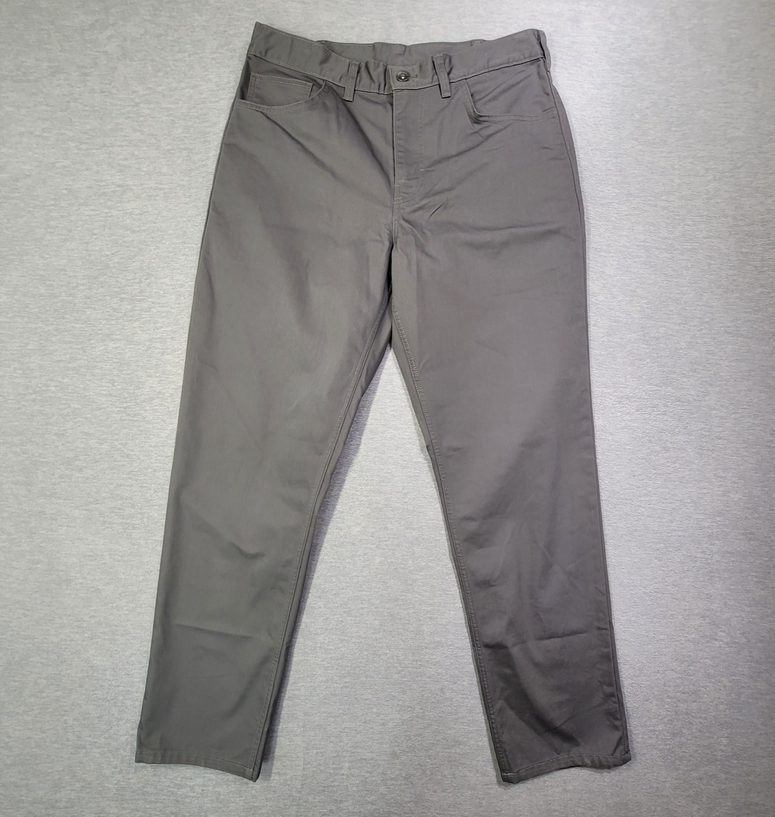 Patagonia Pants Mens 34 Gray Organic Cotton 5 Pocket Straight Leg Casual