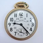Antique Waltham Vanguard 23 Jewel Gold-Filled Pocket Watch Pre-Owned Runs (49#44