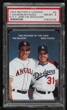1994 1993 Rookies of the Year Food Issue Tim Salmon Mike Piazza PSA 8 HOF 08wd