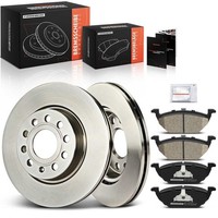 Frankberg Bremsscheiben + BelÄGe Vorne FüR VW Golf 5 6 Audi A3 8P Octavia Leon