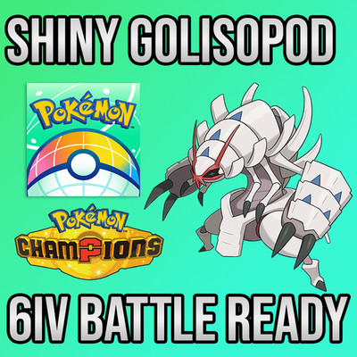  6IV SHINY Golisopod + EVS  POKEMON HOME Champions Online delivery 