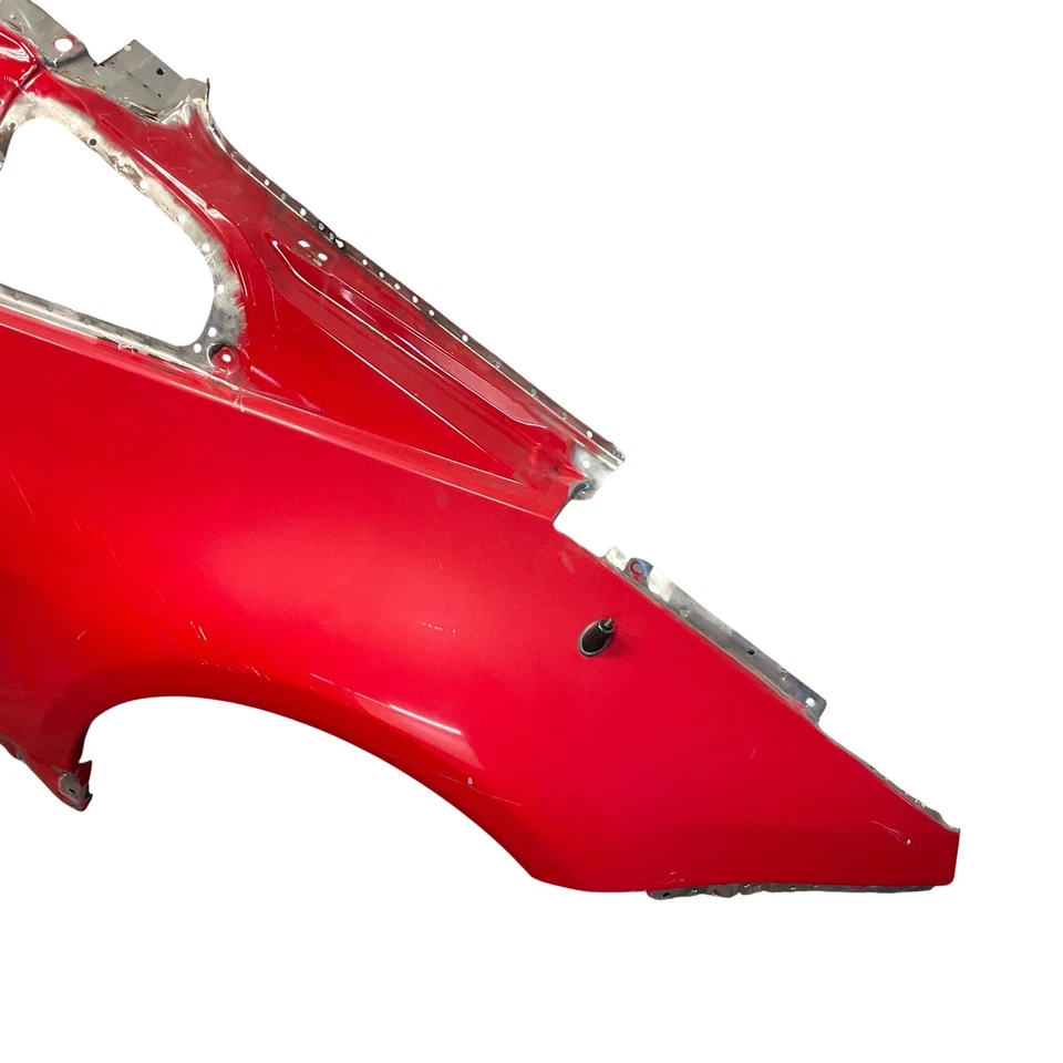 03-09 Nissan 350Z cupé OEM conductor trasero cuarto izquierdo guardabarros panel rojo A41 21BLJF5 Foto 3 de 4