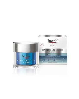 Eucerin Hyaluron-Filler + 3x Effect Hydra Nacht Gel 50ml - NEU (984)