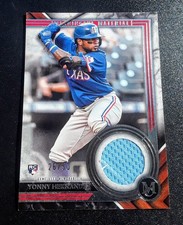 2022 Topps Museum Collection - Meaningful Materials Relics Yonny Hernandez/50