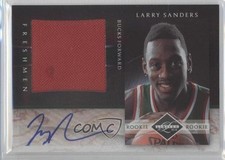 2010-11 Limited Freshman Jumbo Materials Signatures 50/99 Larry Sanders Auto b6j