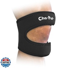 Cho-Pat Dual Action Double-Layer Adjustable Knee Strap, Pain Relief for Chond