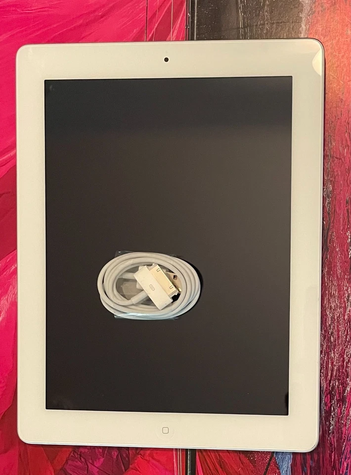 Apple iPad 2 16Gb WLAN Cellular 9,7 Zoll A1396 Weiß Guter Zustand m/Ladekabel - Bild 2 von 4