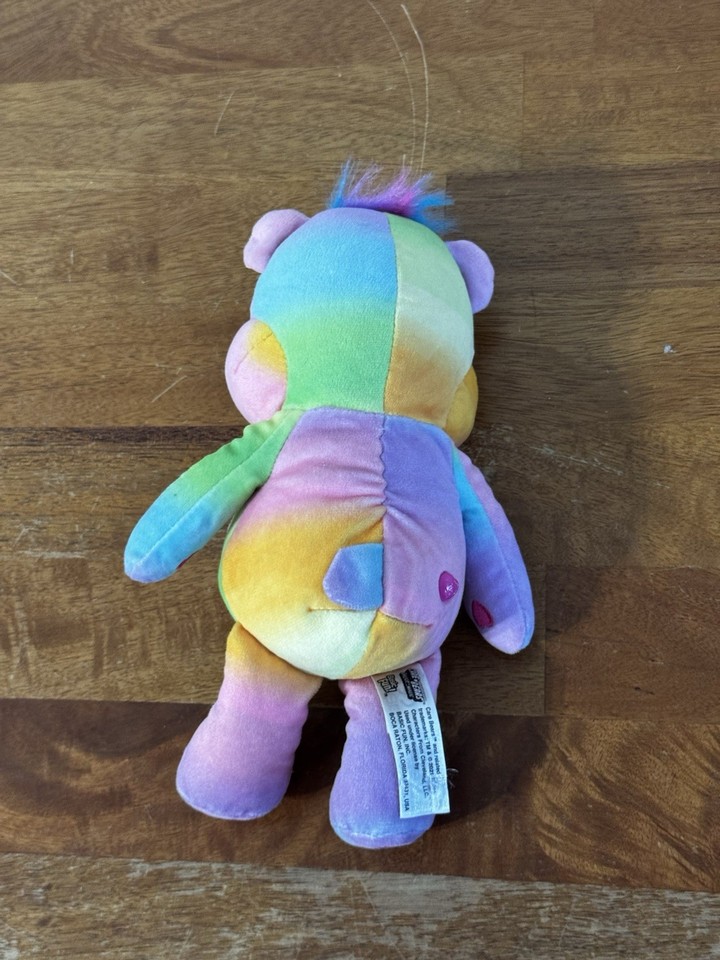 Carebear Basic Fun Tie-Dye Plush Stuffed Animal Care Bears 2021 9” Inch ...