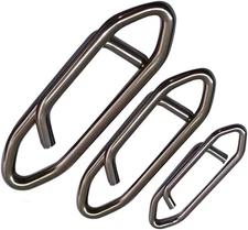 Power Fishing Clips snap Speed Easy Quick S-44LB-50PCS, Black 