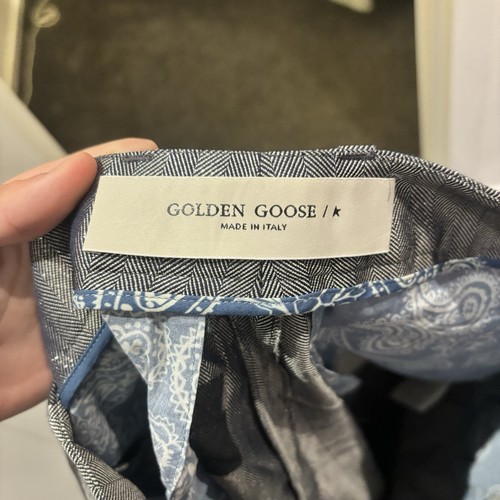 28W 32L - Golden Goose Smart Trousers Midnight Silver BRAND NEW - Picture 7 of 9