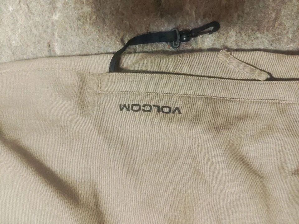 Volcom Snow Pants Mens XxLarge Brown Outdoors Ski Snowboard Zipper Pockets - Image 2 of 4