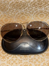 Porsche Carrera 5621 Aviator Sunglasses Gold Frame Teardrop Austria VINTAGE