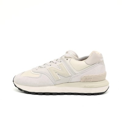 New Balance Damen 574 Schuh Cremeweiß Wildleder Atmungsaktiv Sneaker EU 37.5