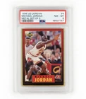 Michael Jordan Upper Deck 1996 #4 PSA 8 Chicago Bulls Metal Trading Card