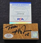 TOM HEINSOHN Signed Original BOSTON GARDEN Floor Piece-HOF-CELTICS-PSA
