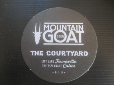 1 only MOUNTAIN GOAT Micro Brewery / The Courtyard ,Issue  BEER COASTER 
