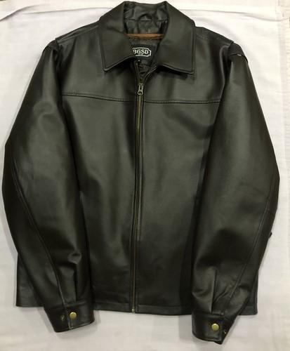 BGSD Leather Jacket Rown Mens Size 