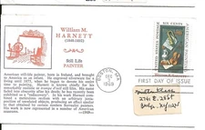 FDC 1386 HARNETT  SCARCE  VON OHLEN CACHET VF (F1386B)