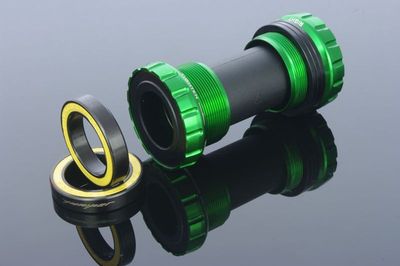Norton Shores Tretlager Innenlager Bottom Bracket Shimano Hollowtech II grün