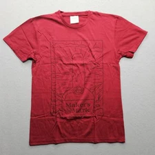 Maker's Mark Men's Small Red Maker's Mark Logo Printed T-Shirt