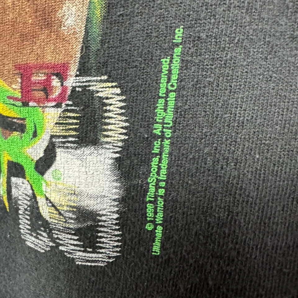 Camiseta De Colección Ultimate Warrior Wrestling Talla XL 1996 90s WWF Foto 2 de 4