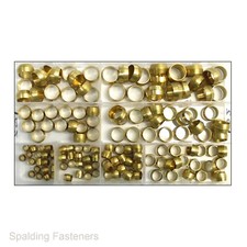 Metric Brass Compression Olives - Assorted Box & Individual Sizes Available