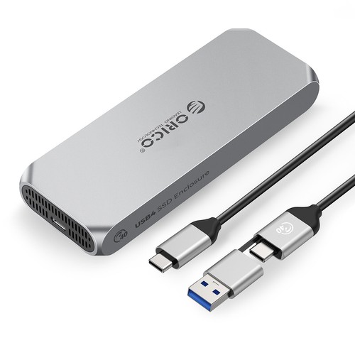 ORICO 40Gbps M.2 NVMe Enclosure Built-in Fan w/Gen4x4 2280 NVMe M.2 SSD 2TB 4TB. - Picture 9 of 15