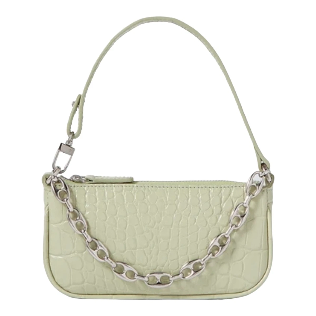 BY FAR Rachel Shoulder Bag in Green