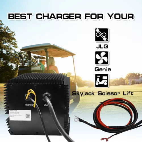 24V 25A Battery Charger HB500-24 128537 7041410 For JLG Genie Skyjack Lift - Picture 9 of 15