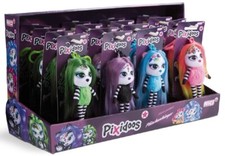 NICI Pixidoos Pl&uuml;sch Puppe Anh&auml;nger Taschenclip Sunli Piku Bami Nali Tattoo 14cm