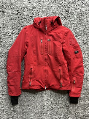 Bogner Cosmopolitans Crane Crimson Red Ski Jacket Size 4