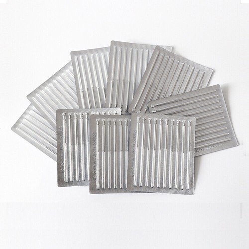100-1000Pcs Aiguille Acupuncture Cloud Dragon sans Tube Feuille Emballée (100x/boîte) - Photo 2/16