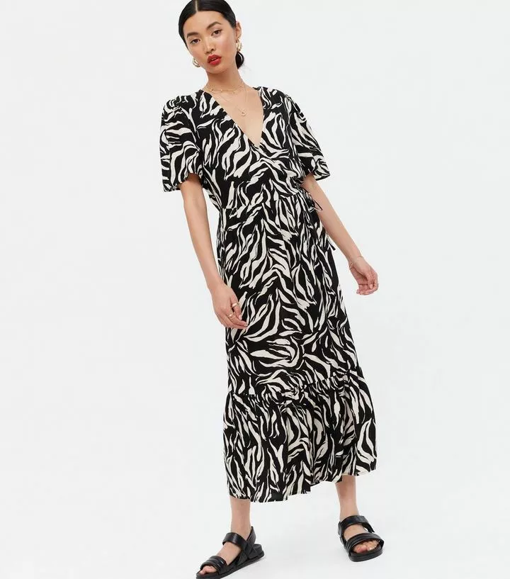 New look tiger print dress sale