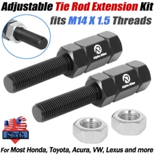 Adjustable Tie Rod Extension Kit For Honda, Acura, Toyota, Lexus M14x1.5 Threads