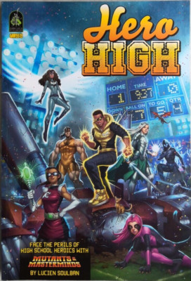 MUTANTS & MASTERMINDS Hero High Rollenspiel Buch GREEN RONIN PUBLISHING Neu