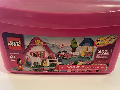 LEGO 5560 Creator Large Pink Brick Box Girls For Ages Years