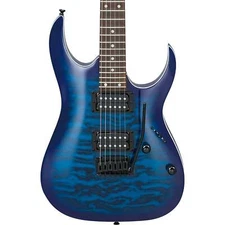 Ibanez GRGA120QATBB RGA Gio Electric Guitar, Transparent Blue Burst