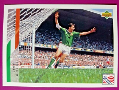 ALDRIDGE,IRELAND-N.174-WORLD CUP USA 94 COLLECTIBLE CARD DELLA UPPER D.E.C.K.