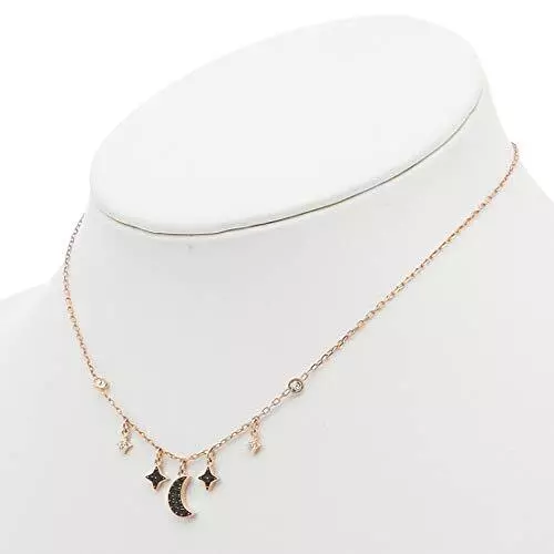 Swarovski duo necklace moon discount