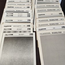 Retino autodesivo trasparente grafici vintage vari modelli PLASTITYPE ITALY