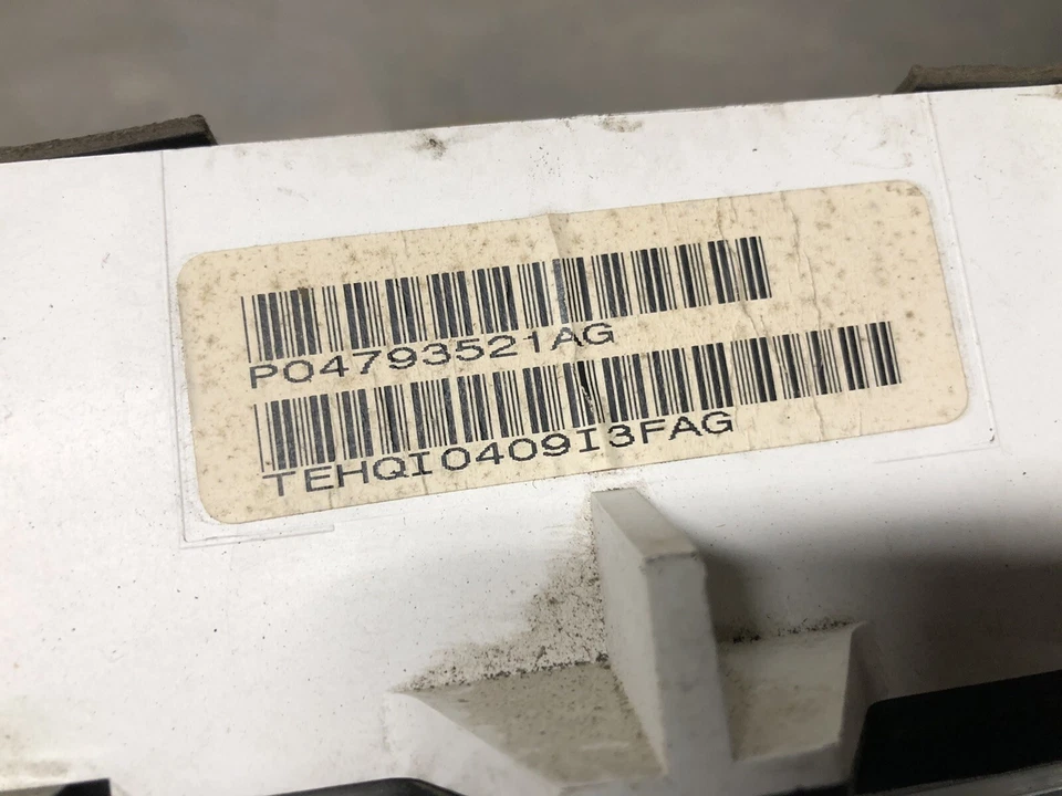 Dodge 2000 2001 instrumento de neón velocímetro medidor grupo con velocímetro Foto 2 de 4