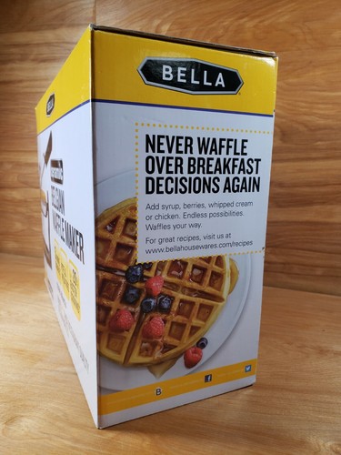 bella ceramic titanium waffle maker
