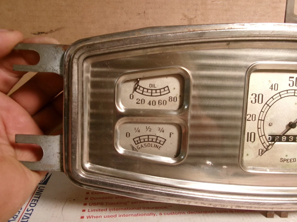 Dodge 1933 1934 camioneta pickup panel tablero calibre clúster velocímetro original Foto 2 de 4