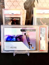 ⭐️ LEBRON JAMES 2018 PANINI STATUS  #5 PSA 9 MINT COURT VISION LAKERS CARD 🔥