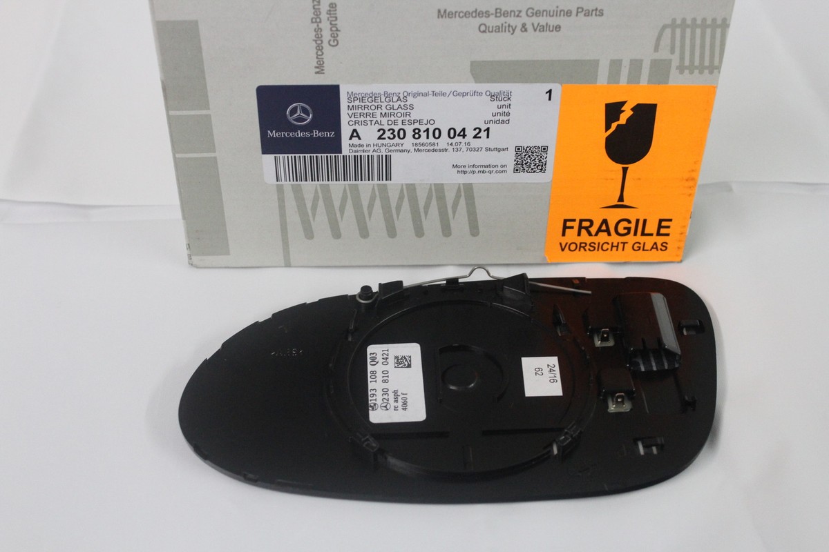 NEW Genuine Mercedes-Benz CLK & SL RH Wing Mirror Glass  