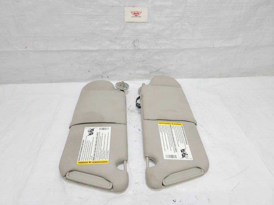 02-07 Juego de parasol Buick Rendezvous pasajero derecho conductor izquierdo parasol OEM Foto 3 de 4