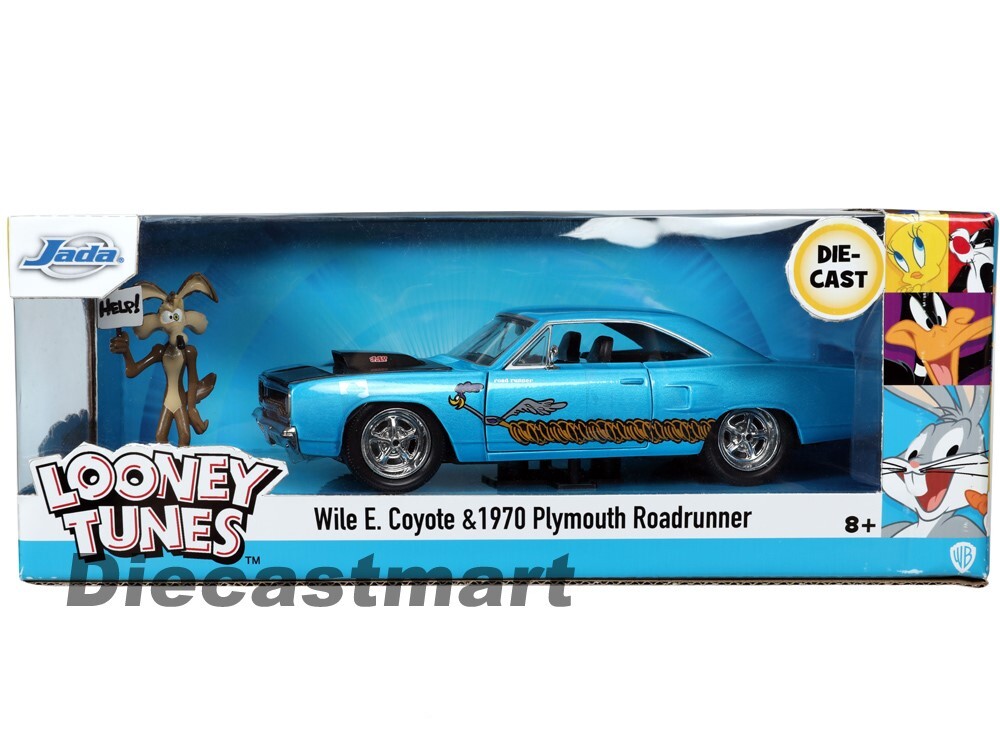 Jada 1:24 Hollywood Rides Looney Tunes 1970 Plymouth Road Jada 1:24 Hollywood Rides Looney Tunes 1970 Plymouth Road