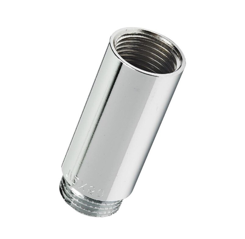 2x Hahnverlängerung 3/4 Zoll X 100mm Edelstahl - DN20 Gewindeverlängerung