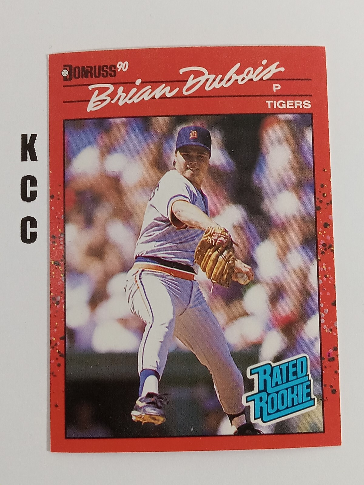 1990 Donruss Baseball Rated Rookie #38 Brian Dubois
