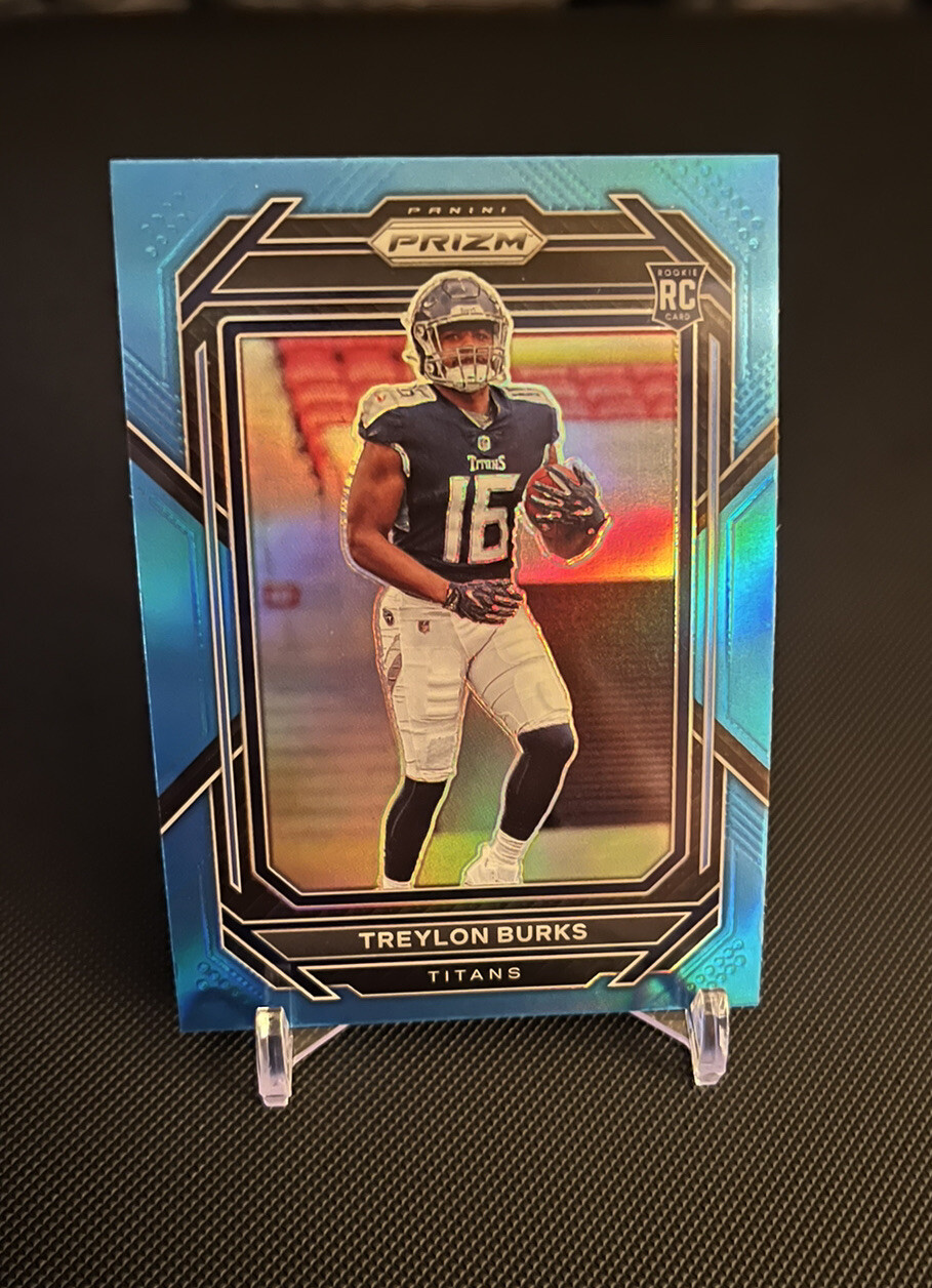 2022 Prizm Treylon Burks #313 Rookie RC Light Blue Prizm Tennesee Titans